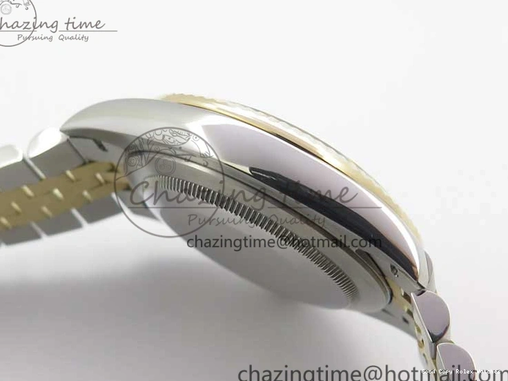 AAA Replica Watches SS Dial Wrapped WWF SS YG 41 Crystals DateJust 3128 on A YG Bracelet SoftTouch Edition Jubilee Best Wrapped Makers 126333 Black 0117